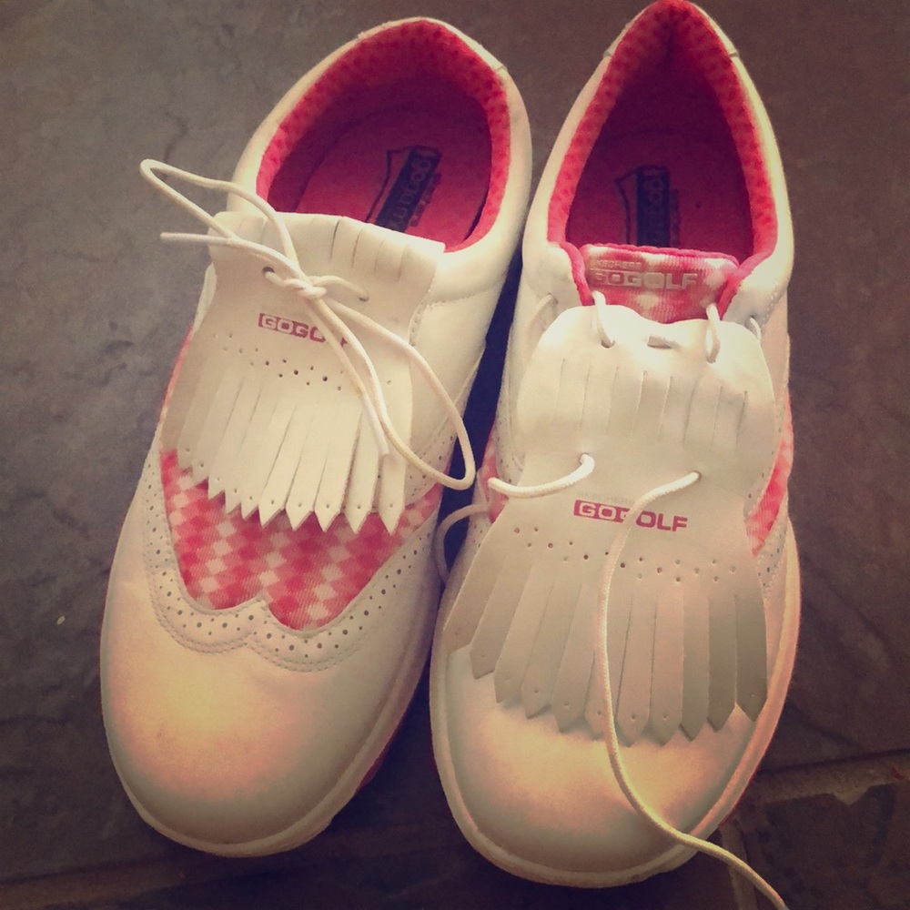 Women’s golf shoes.